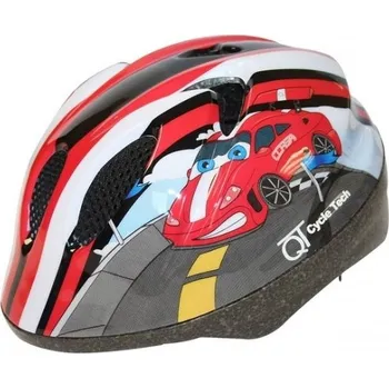 Cyklistická přilba dětská helma QT Cycle Tech, auta, 2016 303400