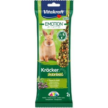Krmivo pro hlodavce Vitakraft Emotion Kracker Králík Herbal 2ks