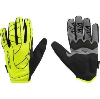 Chránič rukou dlouhoprsté rukavice Force Spid, fluo - vel. XXL 120038