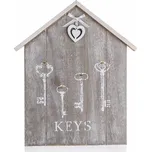 Home Decor Heart věšák na klíče se 4…