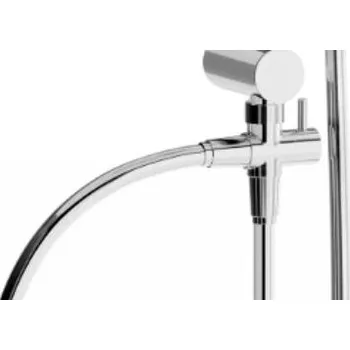 Sprchový set Mexen příslušenství - Sprchový přepínač horní a ruční sprchy, chrom, 79399-00