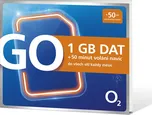 O2 GO SIM 1 GB + 50 minut 
