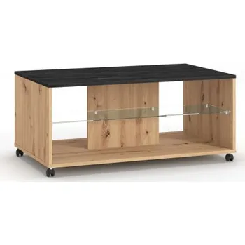 Konferenční stolek Konferenční stolek Eira - dub artisan/černá