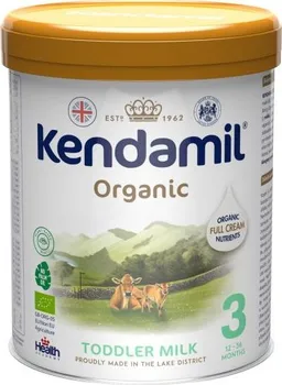 kojenecká výživa Kendamil 3 Organické plnotučné batolecí mléko DHA+ Bio 800 g