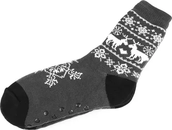 Pánské ponožky Stoklasa 290612 ponožky zimní s protiskluzem šedé 39-42