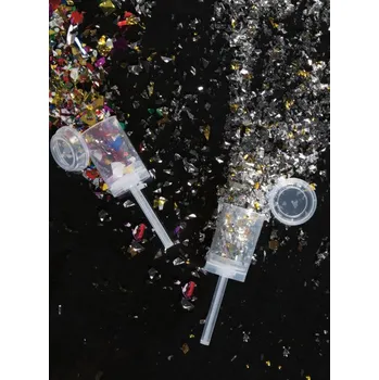 Konfeta Unique - Mini dělo na konfety multibarevné -