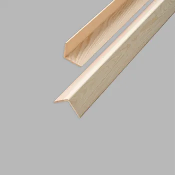 soklová lišta Dřevěná Lišta Úhlová Borová 60 x 60 mm 2.5 m