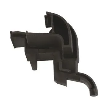 Nábytkové kování GUTMANN koncovka pro rámovou okapnici Isar 25/24 F-Ti, pravá, plast hnědý