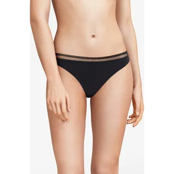 Souprava dámského spodního prádla Tanga PASSIONATA (40H7-02), Velikost XS, Barva černá