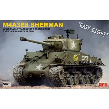 Plastikový model Ryefield model 1/35 M4A3E8 Sherman "Easy Eight"