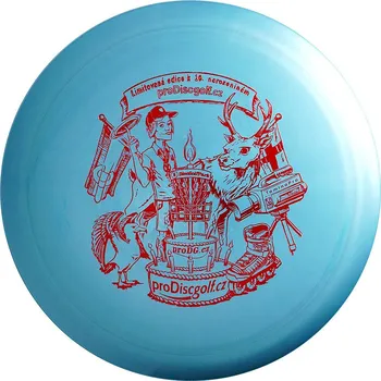 Disc golf Innova 10. narozeniny proDiscgolf.cz Shimmer Star Thunderbird 172g Červená/Stříbrná