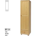 Drewmax Šatní skříň SF124 masiv (Barva dřeva: Olše)