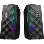 Marvo reproduktory SG-269, 2.0, 6W, černé, regulace hlasitosti, herní, 160Hz-20kHz, RGB p,rychlé dodání