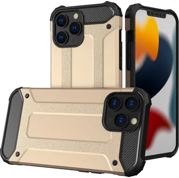 Pouzdro na mobilní telefon Hybrid Armor Case odolné pouzdro pro iPhone 13 PRO (6,1") zlaté
