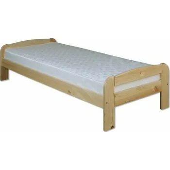 Postel Drewmax Dřevěná postel 100x200 LK122 (Barva dřeva: Olše)