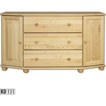 Ložnice Drewmax Komoda KD131 masiv (Barva dřeva: Borovice)