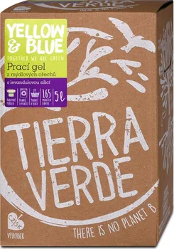 Prací gel Tierra Verde Yellow & Blue prací gel z mýdlových ořechů s levandulovou silicí