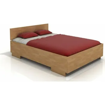 Postel Visby Postel Bergman High Long 180x220 cm, buk masiv (Barva dřeva: Palisandr, Volba roštu: 14-laťkový rošt)