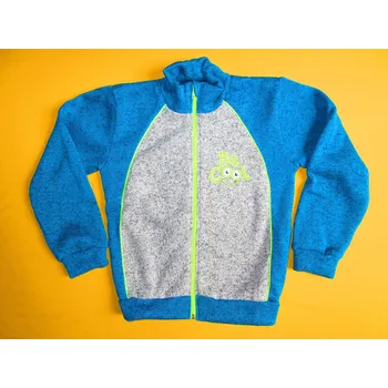 Dětská móda Arex, ČR Svetrová mikina s potiskem 2 Barva: tyrkysová+šedá, Velikost: 140, Varianta: Motiv Be cool