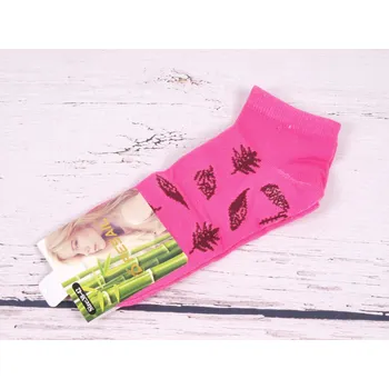 Dámské ponožky Ponožky Pesail nízké kotníkové růžové velikosti ponožek: 23-25 (EUR vel. 35-38)