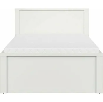 Postel Brwcz KASPIAN LOZ/120/T bílá/bílý mat BEZ ROŠTU a MATRACE / 3BAL /