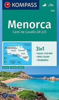 Menorca: Cami de Cavalls GR 223 1:50 000 - Nakladatelství Kompass Karten [DE/ES/EN] (2018)