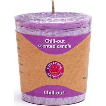 Svíčka Yogi & Yogini Naturals Vonná svíčka Votivní Chill out, 54 g
