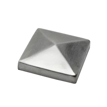Zábradlí Ukončení stříška na jekl (60x60mm), broušená nerez K320 / AISI304