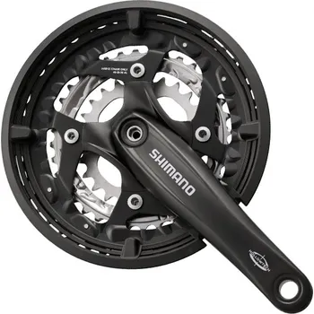 Klika na kolo Kliky Shimano Deore FC-T521 Octalink 48-36-26 černé s krytem