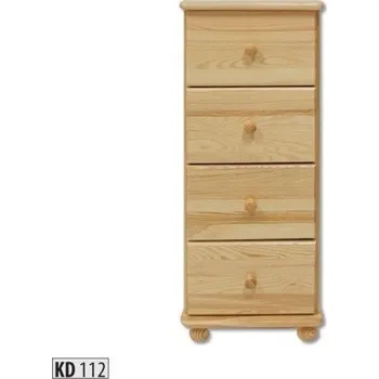 Nábytek Drewmax Komoda KD112 masiv (Barva dřeva: Olše)