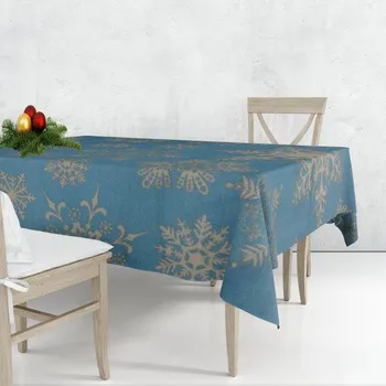 ubrus Top textil Ubrus Modrá vločka Rozměr: 120x140