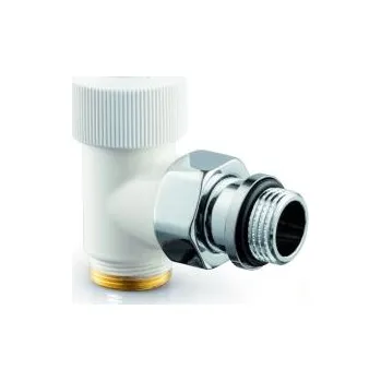 Ventil Honeywell V2081ESL15A Termostatický ventil, Desing bílý, rohový 1/2"