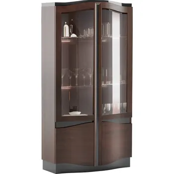 Obývací stěna Vitrína Diuna 2DS2D s osvětlením