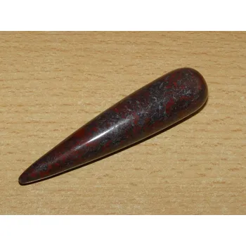 Drahý kámen Jaspis brekcie - Masážní tyčinka - kmt5