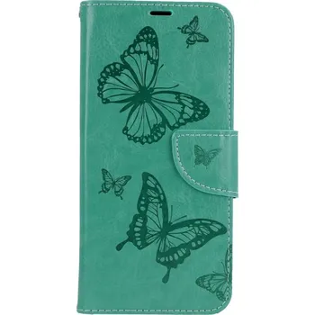 Pouzdro na mobilní telefon Pouzdro Samsung A22 knížkové Butterfly zelené (kryt neboli obal na Samsung A22)