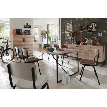 Jídelní stůl HAHNHOLZ Elegantní dřevěný stůl z masivu Objednat v délce: 140 cm, šířka: 100 cm, výška: 60 cm