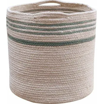 Úložný box Úložný koš Lorena Canals ø 30 modré pruhy - Reversible