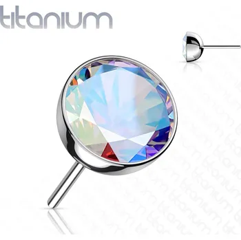 Piercing Šperky4U Kamínek k PUSH IN piercingu TITAN - TIT1147AB-025
