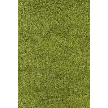 Koberec Vopi Kusový koberec Life Shaggy 1500 green (Varianta: 80 x 150 cm)