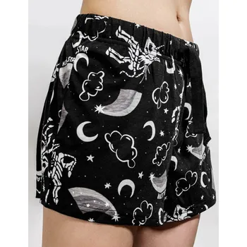 Dámské pyžamo kraťasy dámské (pyžamo) KILLSTAR - Moonbow - Black - XS
