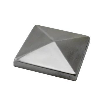 Zábradlí Ukončení stříška na jekl (80x80mm), broušená nerez K320 / AISI304