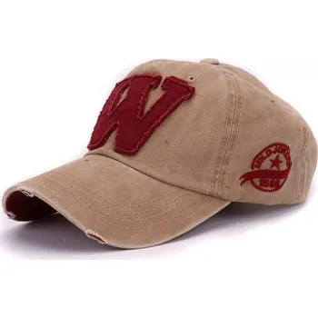 Kšiltovka ANG-E kšiltovka s nápisem W béžová Ang-e F28045W