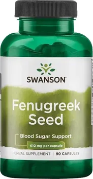 Přírodní produkt Swanson Pískavice řecké seno 610 mg 90 cps.