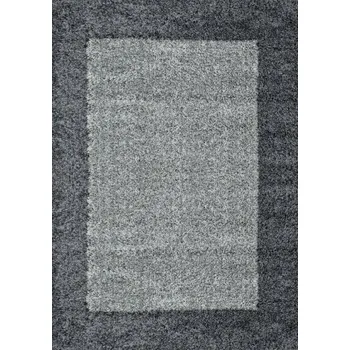 Koberec Vopi Kusový koberec Life Shaggy 1503 grey (Varianta: 80 x 150 cm - SLEVA)