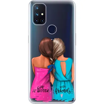 Pouzdro na mobilní telefon Silikonové pouzdro iSaprio - OnePlus Nord N10 5G - Best Friends (Odolný silikonový kryt, obal, pouzdro iSaprio - OnePlus Nord N10 5G - Best Friends - skvělá ochrana a pružnost, stylový UV potisk, lehkost, tiskne se v České republice)