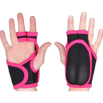 Zátěžové oblečení Merco 18402 rukavice na Piloxing černé/růžové