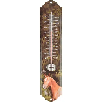 Domácí teploměr Teploměr venkovní s motivem koně