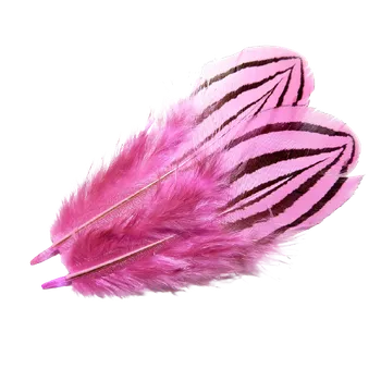 PEŘÍ STŘÍBRNÉHO BAŽANTA - růžové