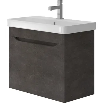 Koupelnový nábytek Lavedo Livorno Structure Stone 70 koupelnová skříňka s umyvadlem