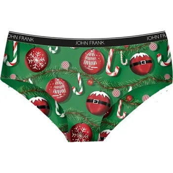 Kalhotky DÁMSKÉ KALHOTKY JOHN FRANK WJFD-H35-CH SANTA BALL Barva: originál, Velikost: S